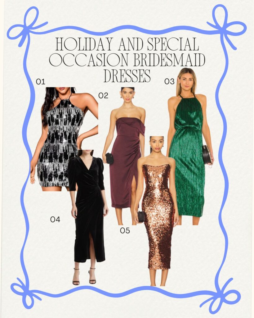Holiday and Special Occasion Bridesmaid Dresses