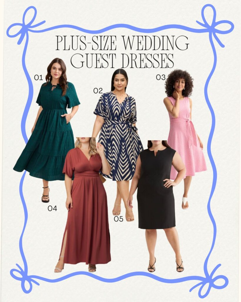 Plus-Size Wedding Guest Dresses