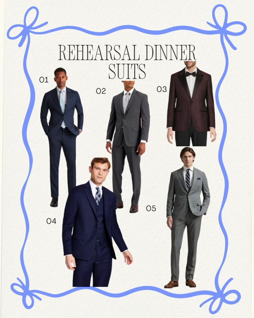 Rehearsal Dinner Suits