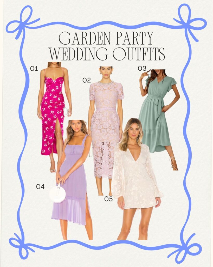 Garden Party Wedding Outfits