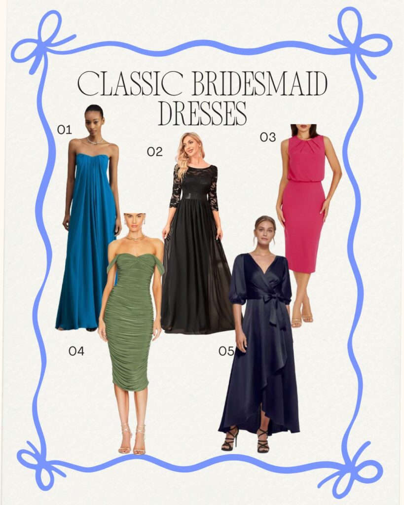 Classic Bridesmaid Dresses