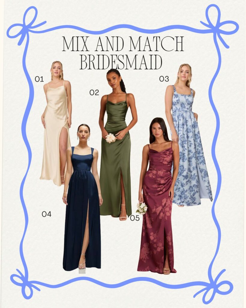 Mix and Match Bridesmaid 