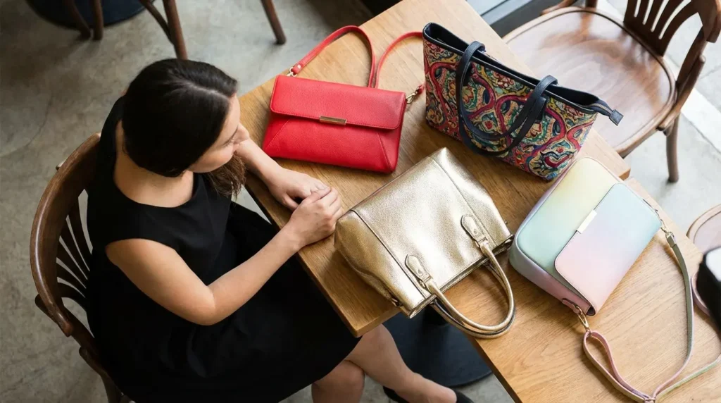 perfect purse colors black dress