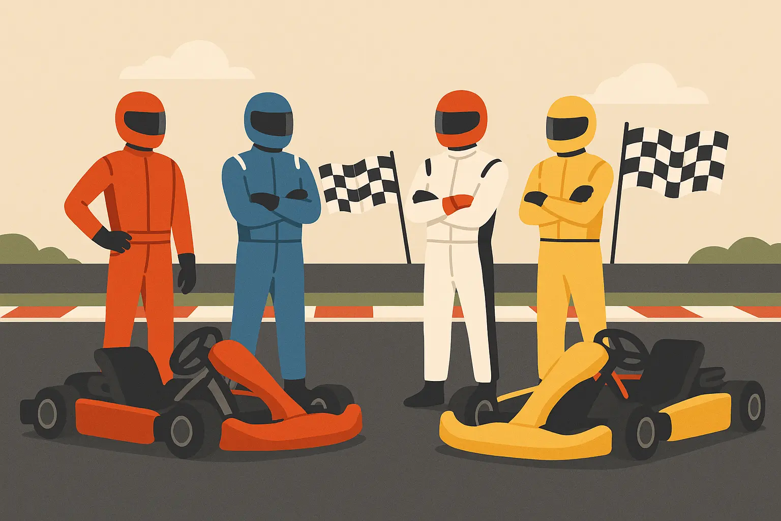 Racing experience bachelor party activity