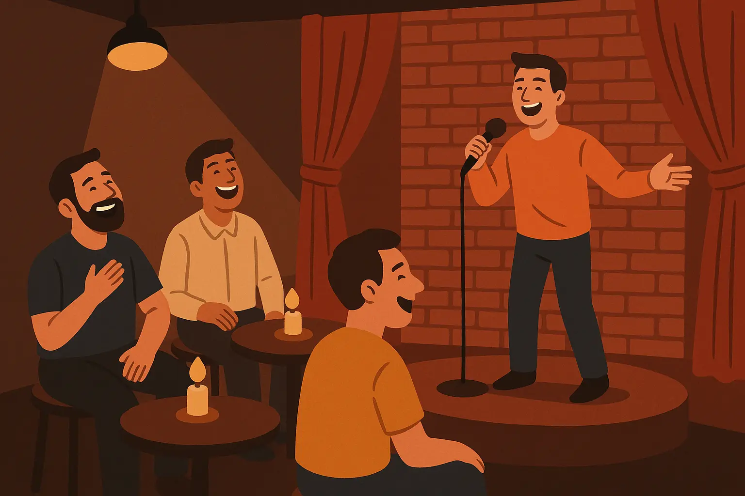 Comedy club private show bachelor party