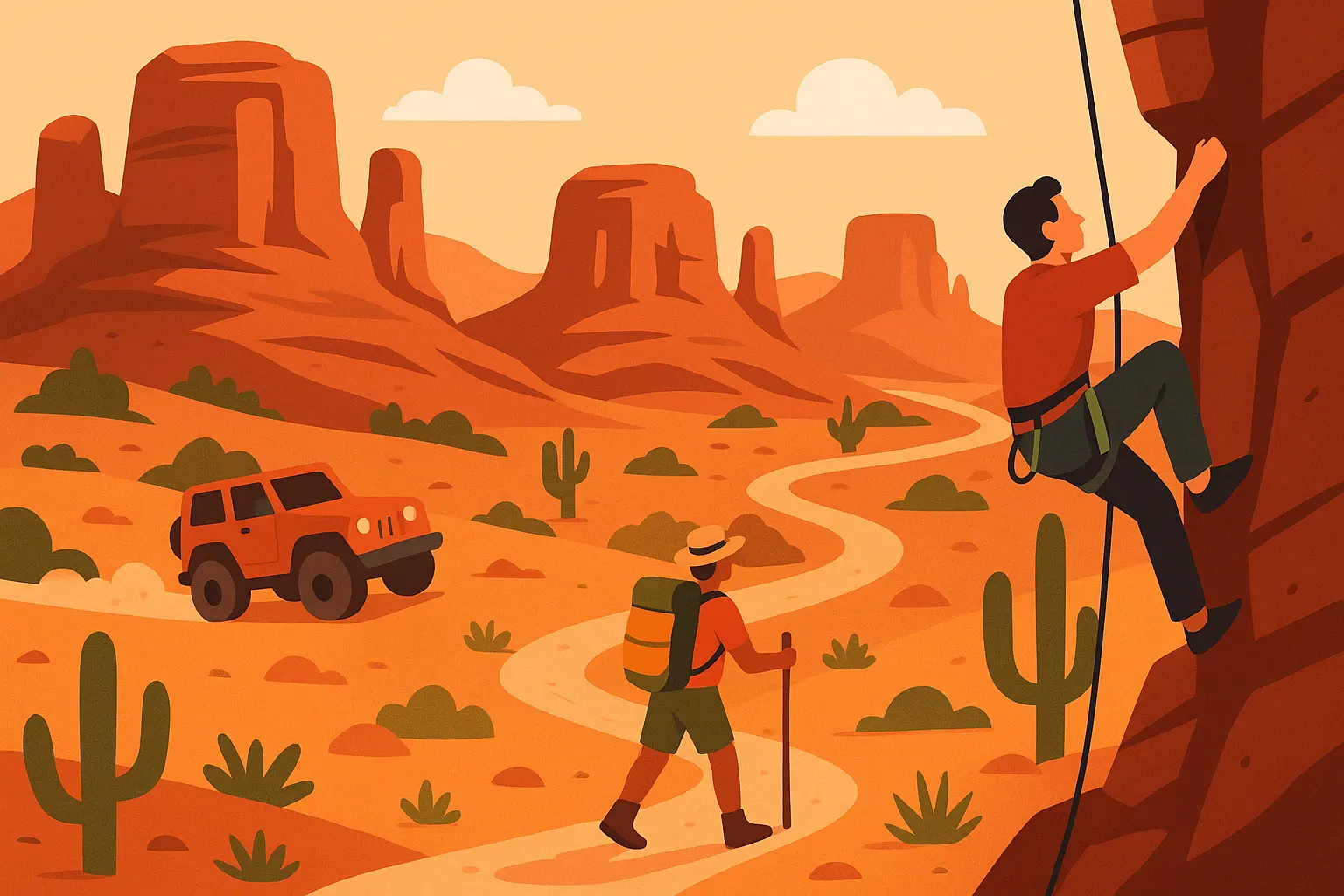 Adventure bachelor party outdoor destination