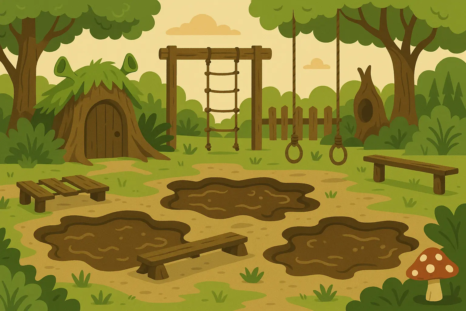 Swamp Adventure Course