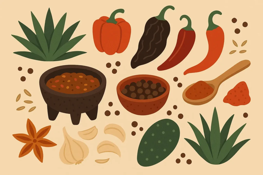 Traditional mezcal production
