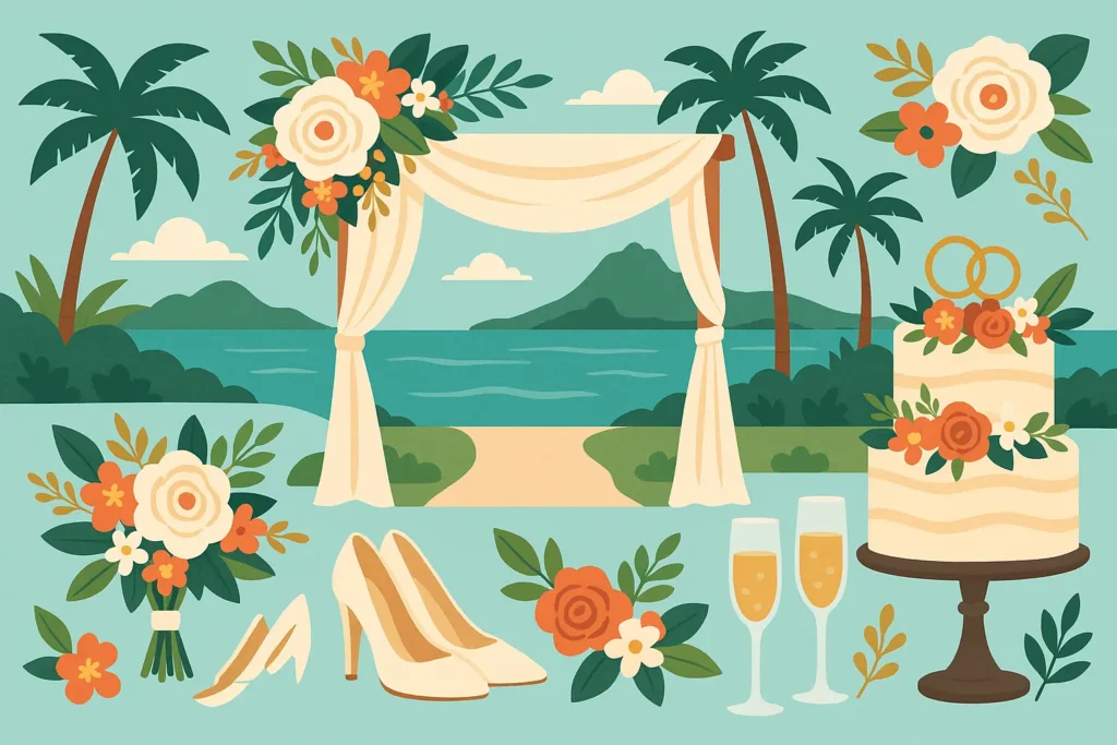 Puerto Rico destination wedding celebration