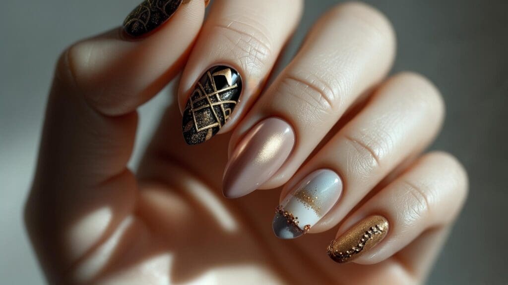 accent nails