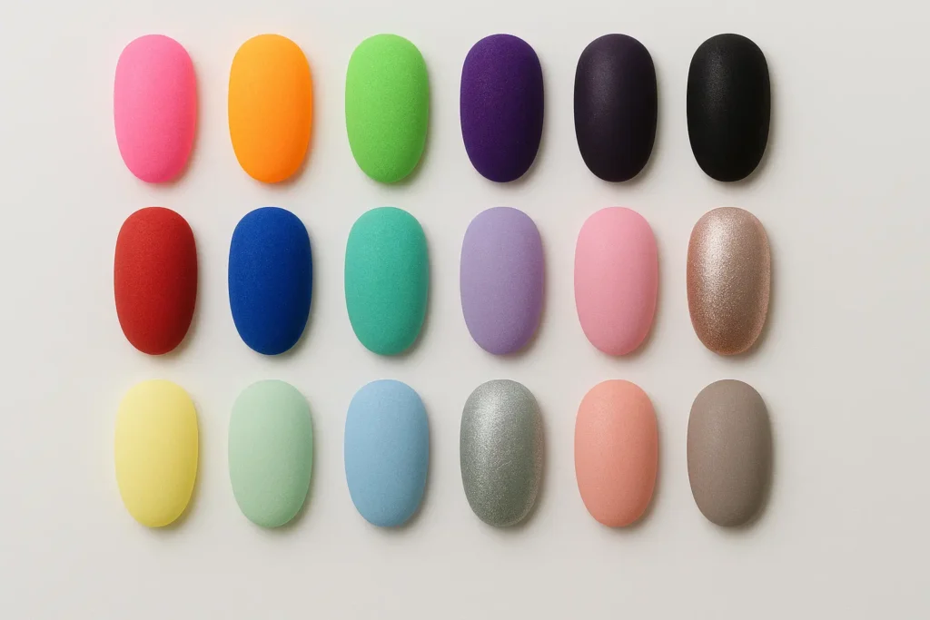 Detailed comparison chart of dip nail systems