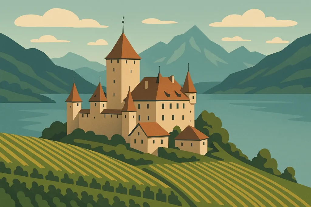 Historic Swiss architecture and cultural sites