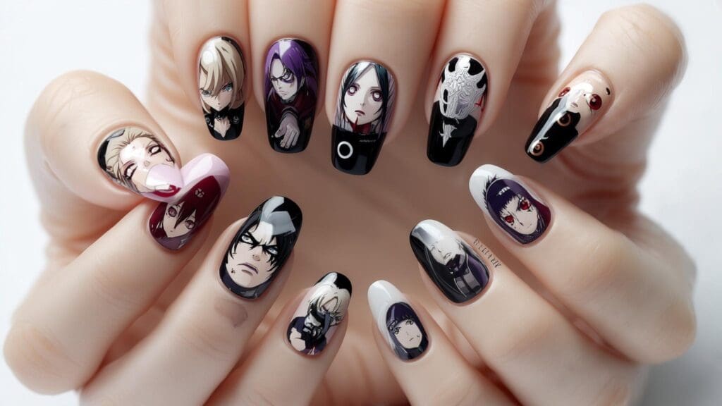 anime nails
