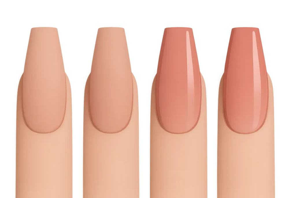 Trendy and unique ombre coffin nail designs