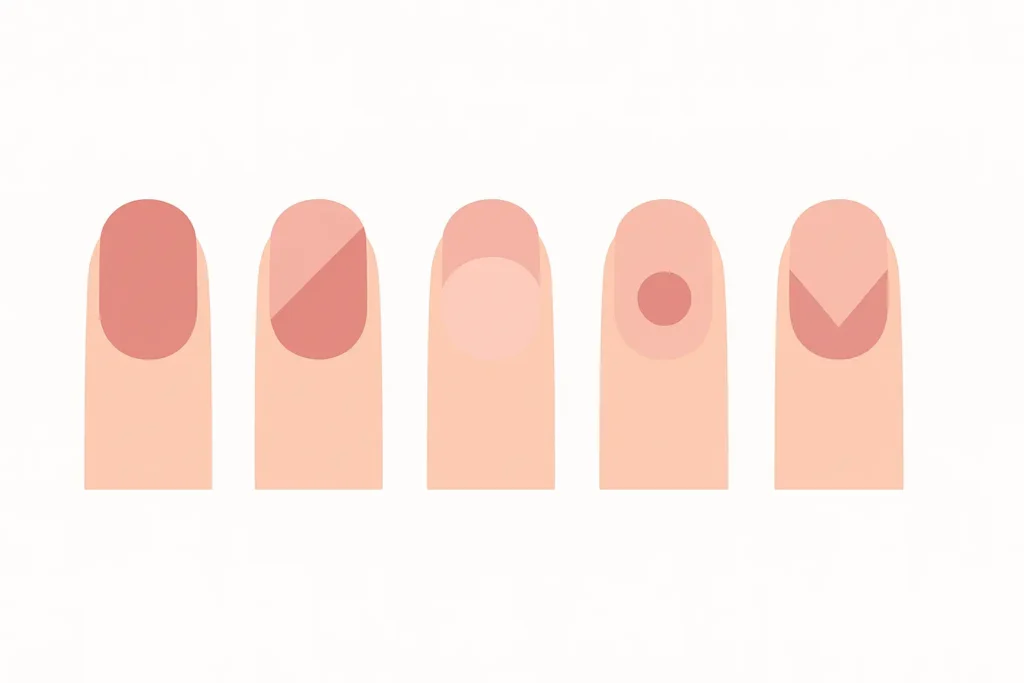 Classic minimalist funny bunny nail designs