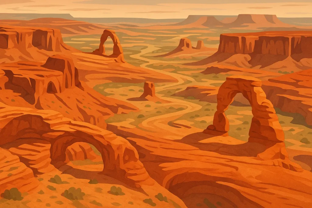 Utah Mighty Five national parks scenic overview