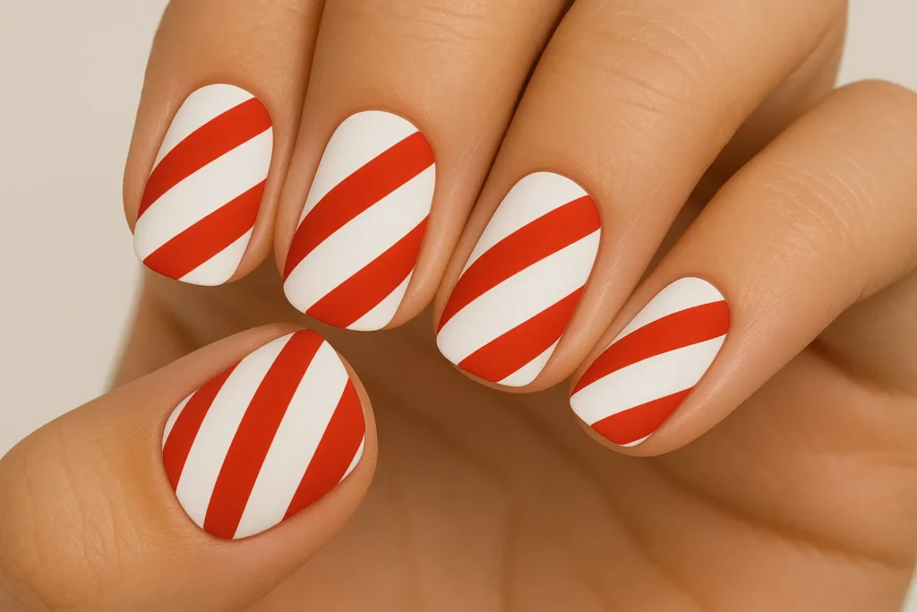 Classic Christmas nail designs