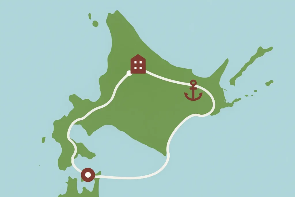 Hokkaido transportation options and scenic routes