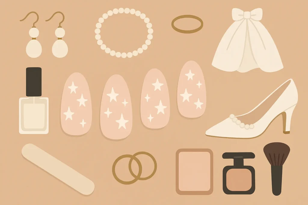 Wedding nail planning coordination