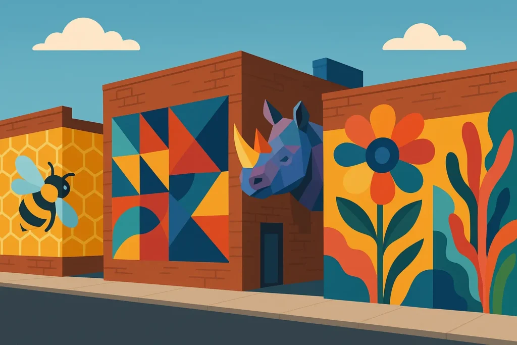 RiNo district street art murals