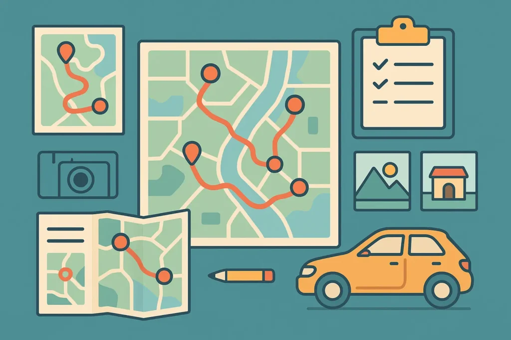 Business travel planning with professional itinerary templates