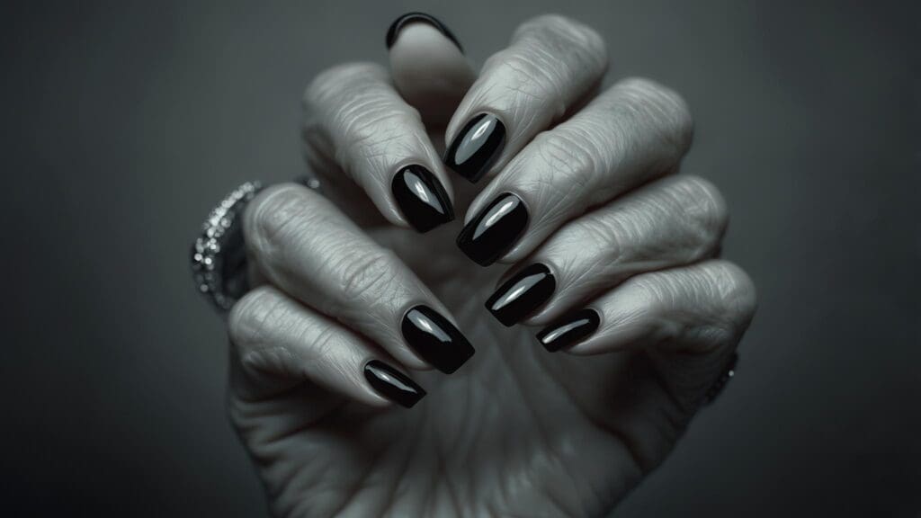 dark nails