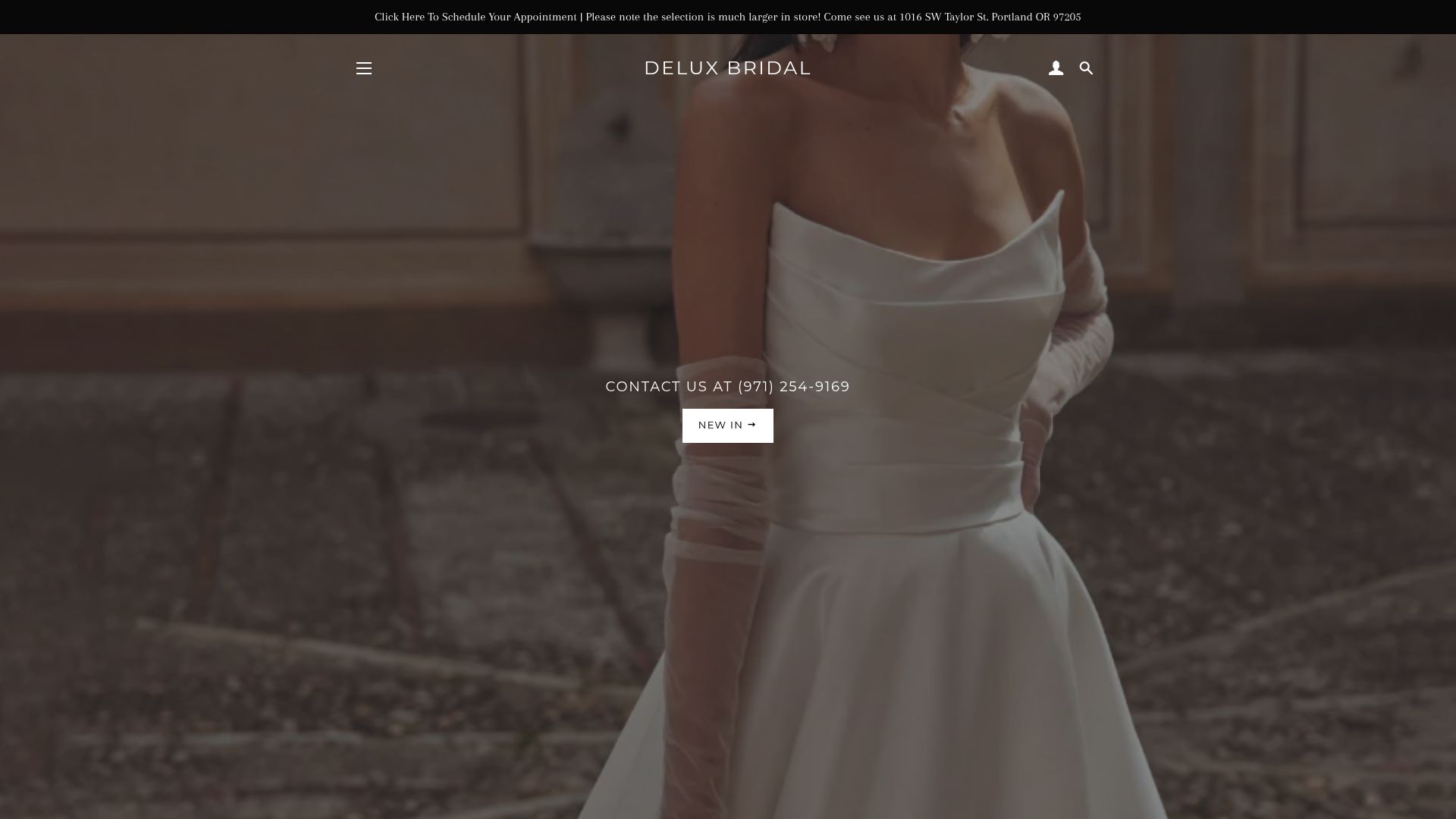 DeLux Bridal Boutique Portland wedding dress shop