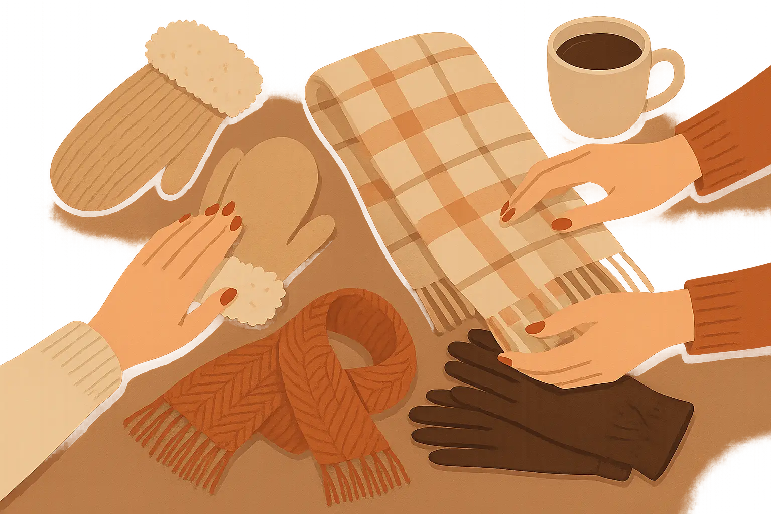 Comparison of winter nail designs showing durability and elegance factors