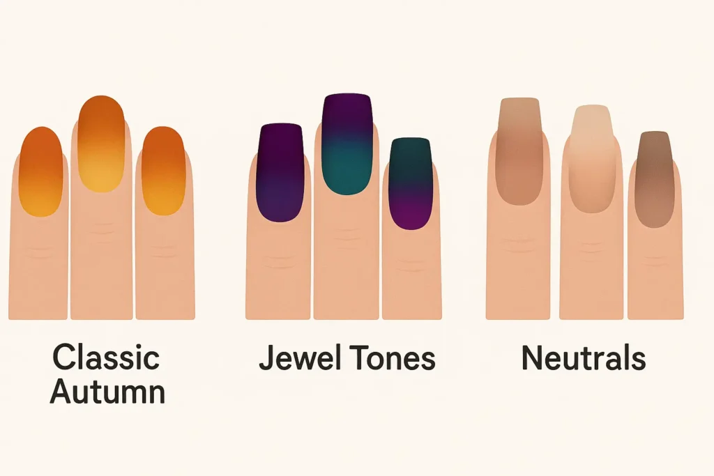 Fall ombre nail application and maintenance guide