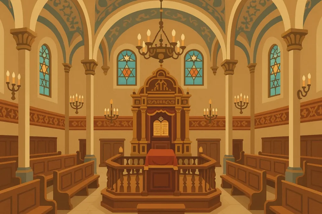 Historic Jewish Quarter synagogue interior