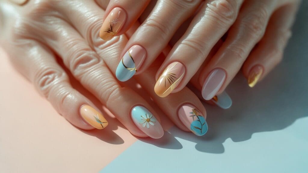 elegant summer nails