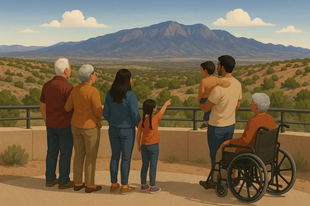 Multi-generational family activities in New Mexico