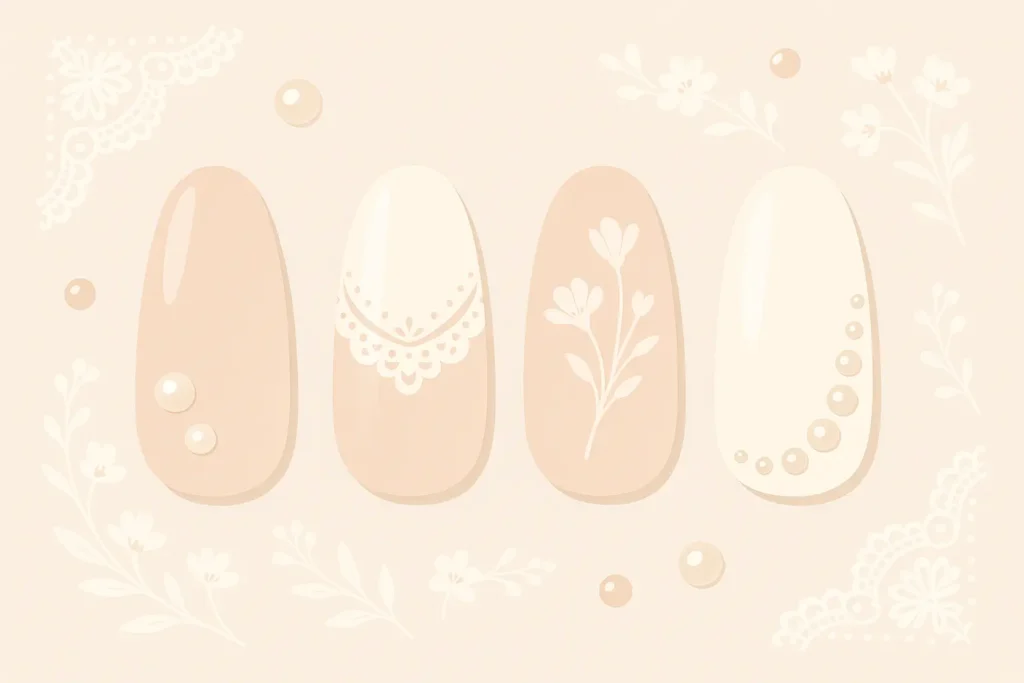 Wedding and special occasion funny bunny nail styles