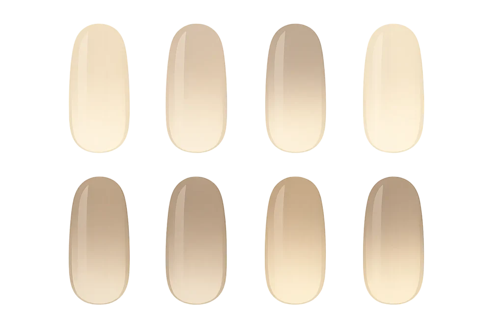 Neutral nail designs