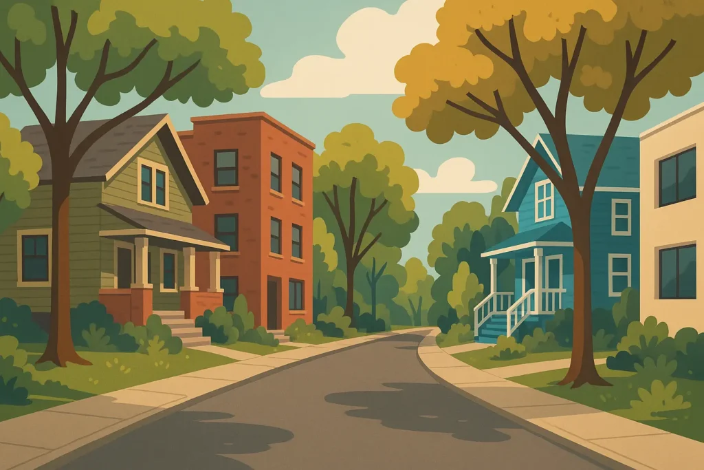 Portland cityscape showing diverse neighborhoods and attractions