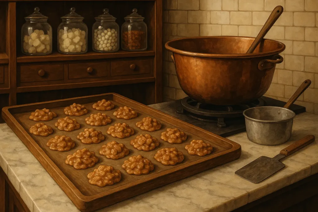 Traditional Southern desserts and pralines