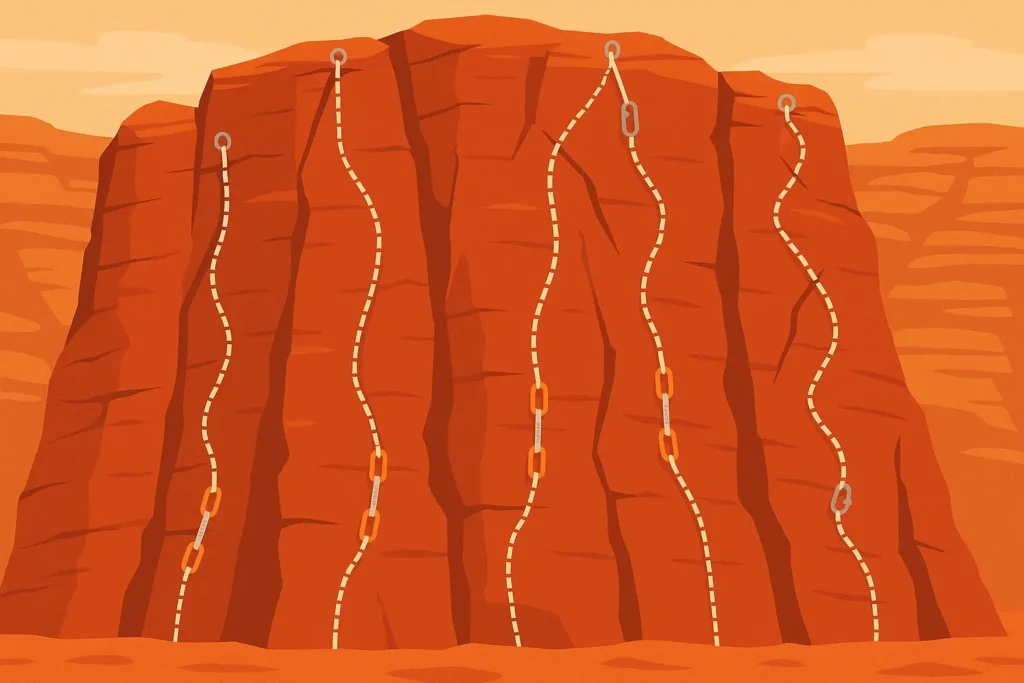 Adventurous hikers conquering Colorado Springs mountain peaks