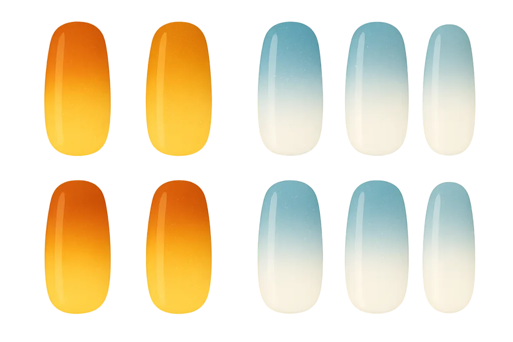 Seasonal nail designs