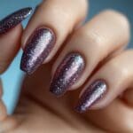 glitter nails