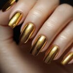 gold nails