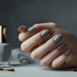 gray nails