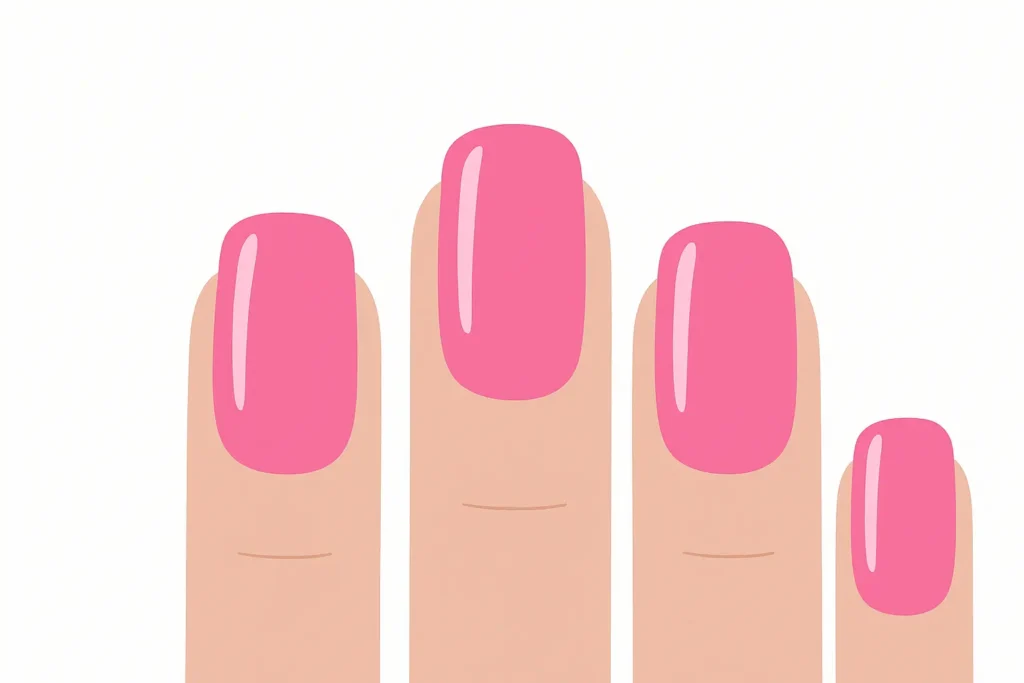 Pink nail design