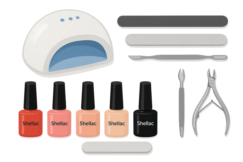 Red Carpet Manicure LED Gel Kit complete at-home system
