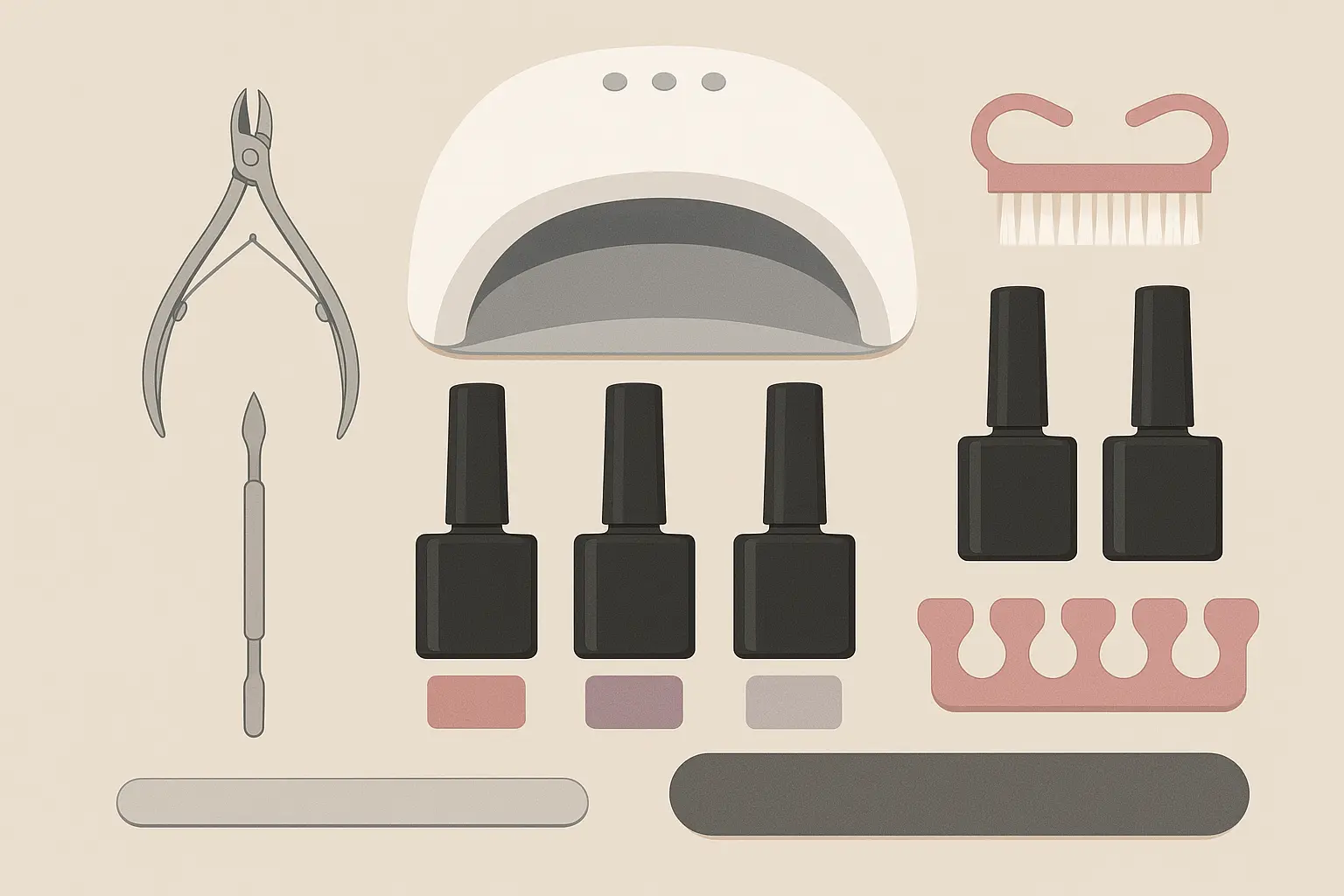Dip powder nail application process