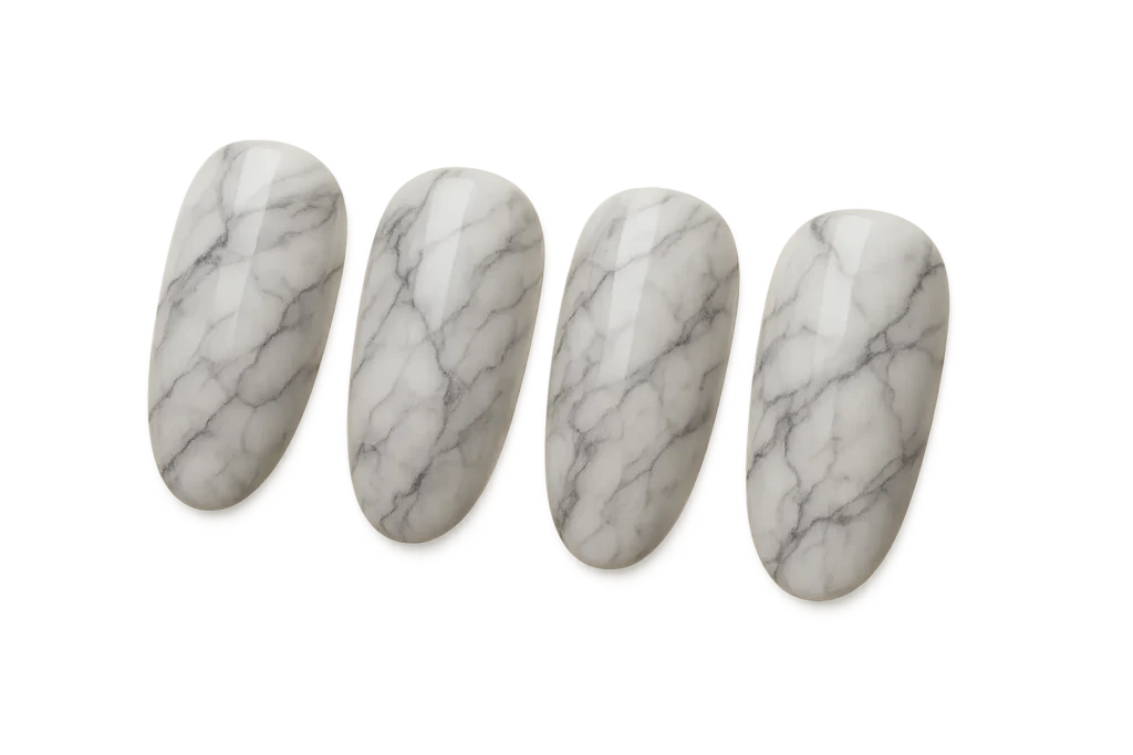 Marble effect nail designs