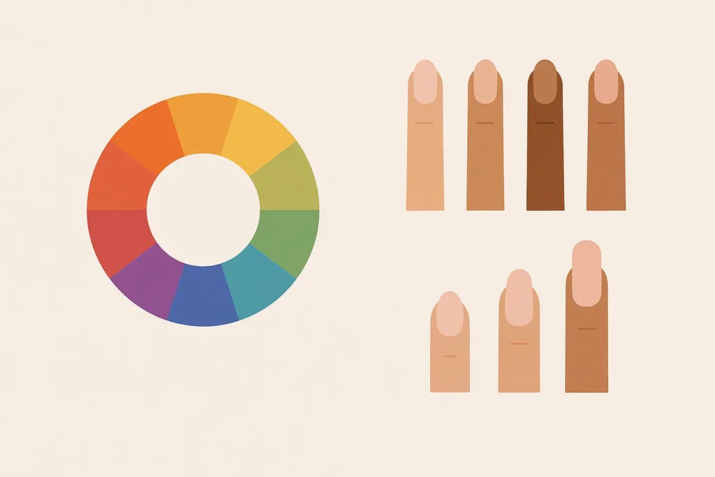 Two tone summer ombre nails selection guide