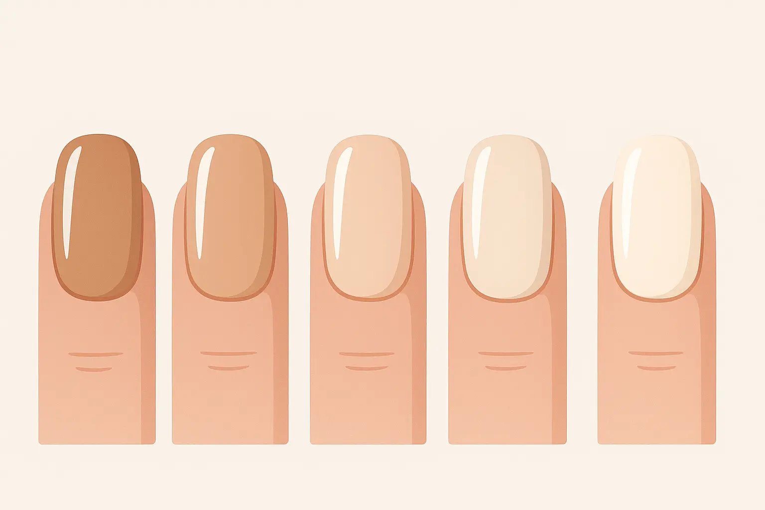 Classic glazed donut nail designs