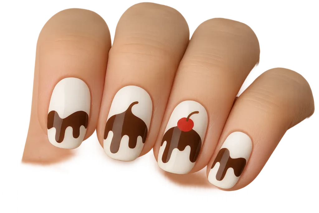 ice cream nails