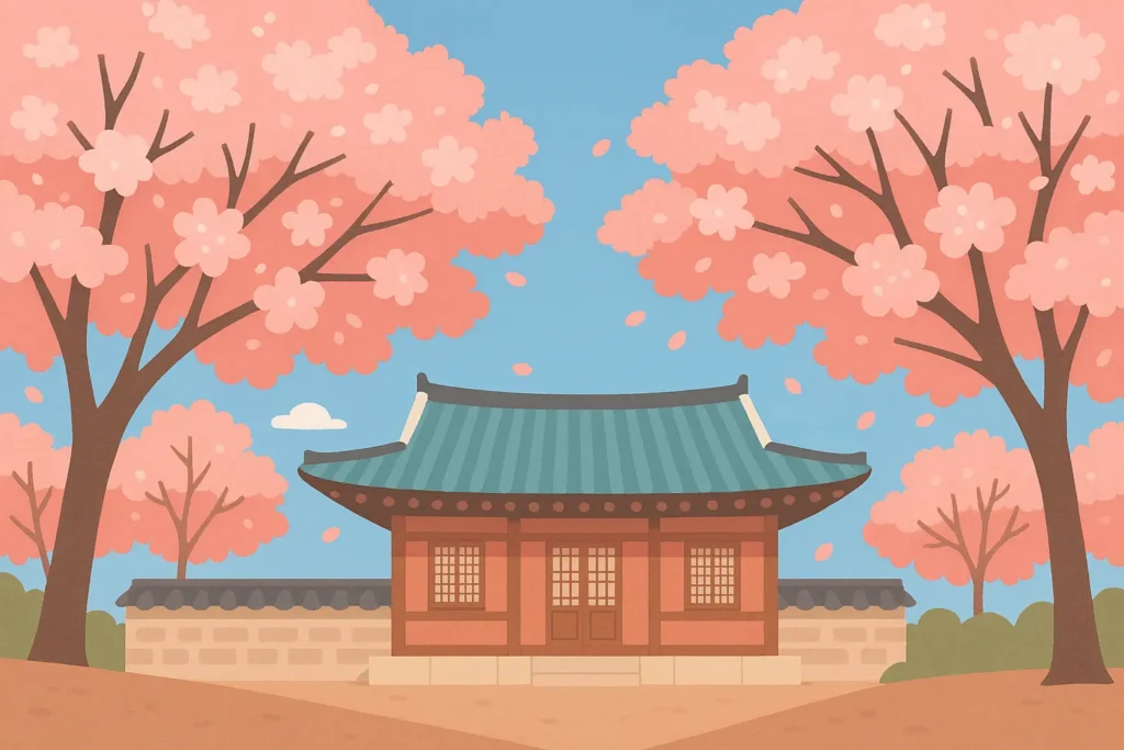 Seoul cherry blossom season