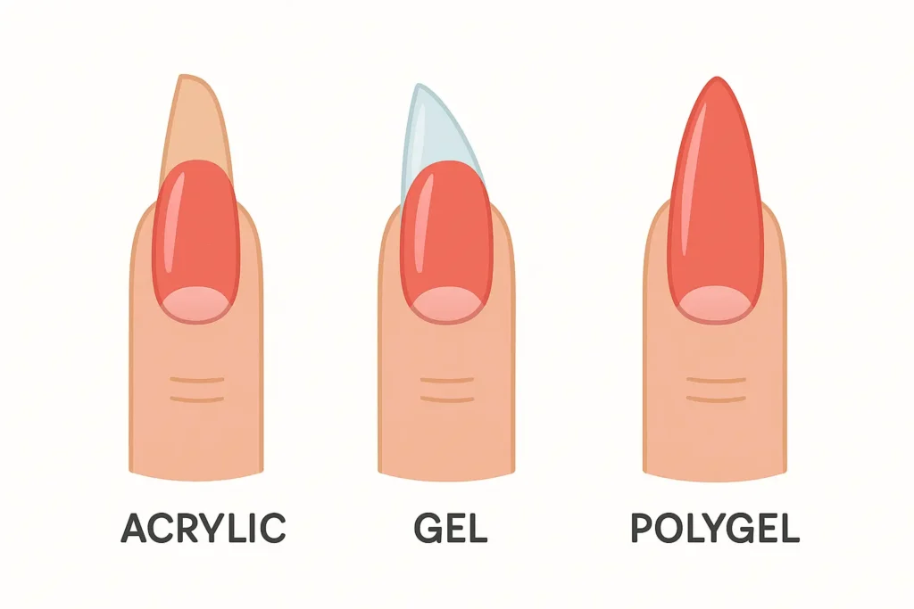 Nail extension application process